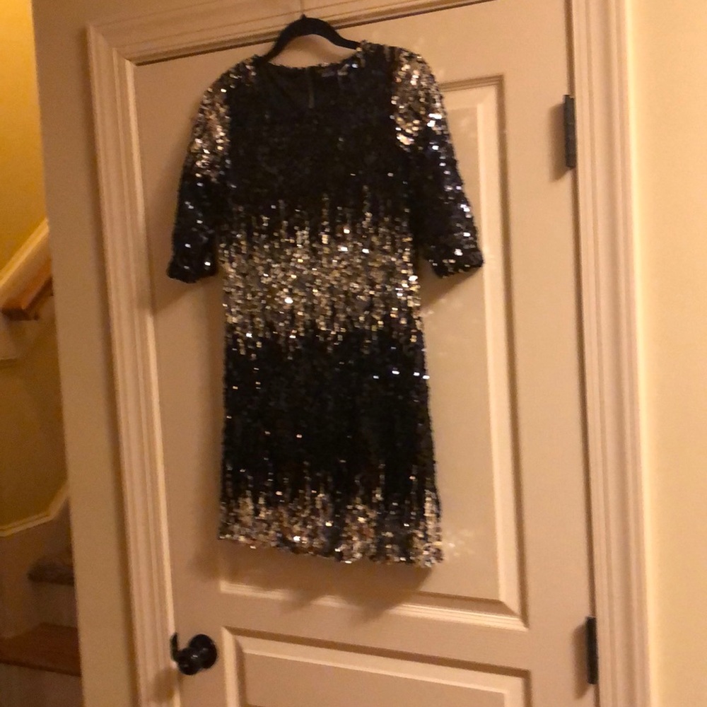 Heidi Klum sequin mini dress